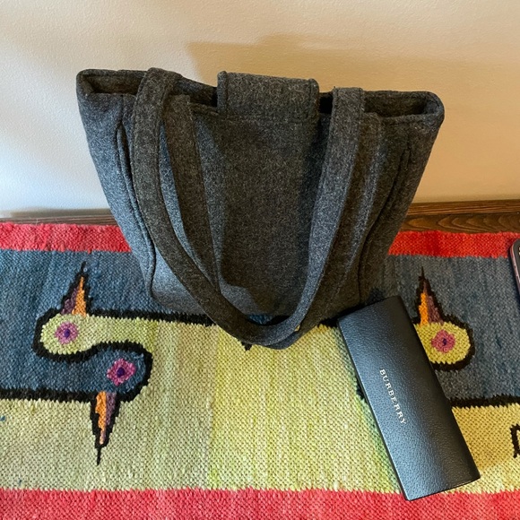 Grey wool small bag - Picture 2 of 4